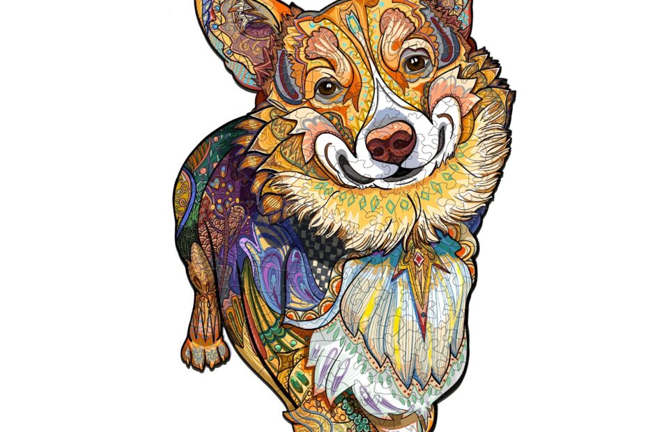 Drevené puzzle-CLEVER CORGI 66d2dfc5d5eac