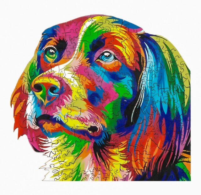 Drevené puzzle – ZLATÝ RETRIEVER 66d3095632228