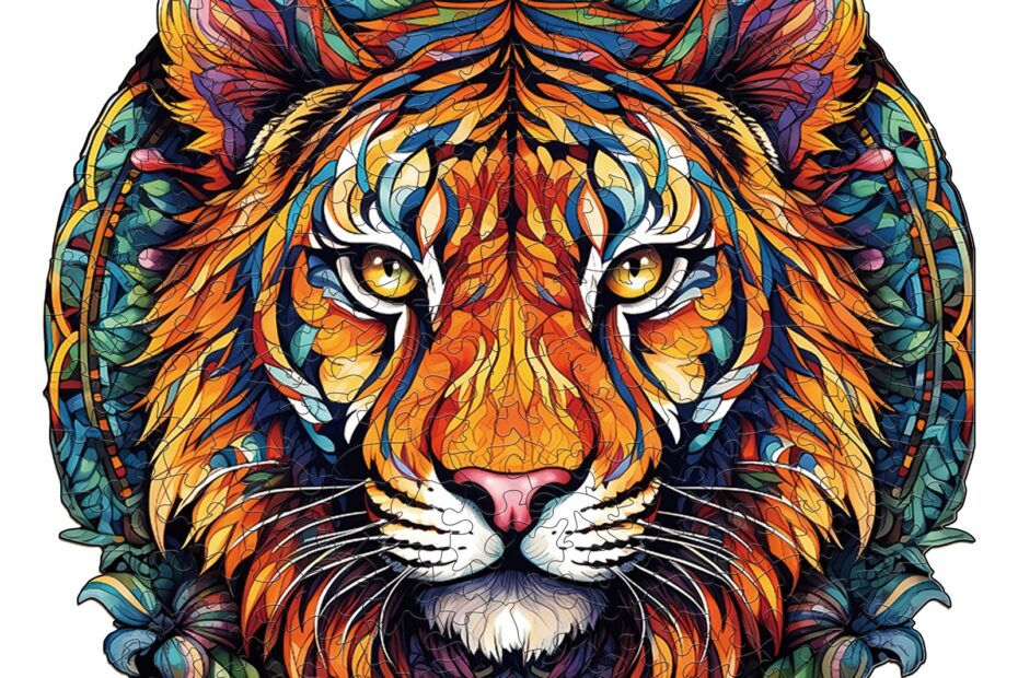 Drevené puzzle – Mandala Tiger 66d278c8b4ac2