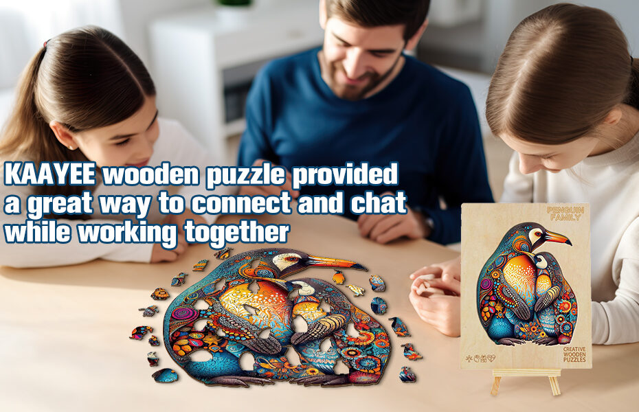 Budovanie spojení prostredníctvom umenia: Drevené puzzle pre rodinné puto 66ea100aede66