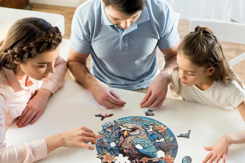 Rodinné puzzle dobrodružstvo s motívom sovy 66e43d88c9435