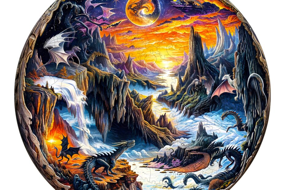 Drevené puzzle-3D fantasy svet 66e096ab82b56