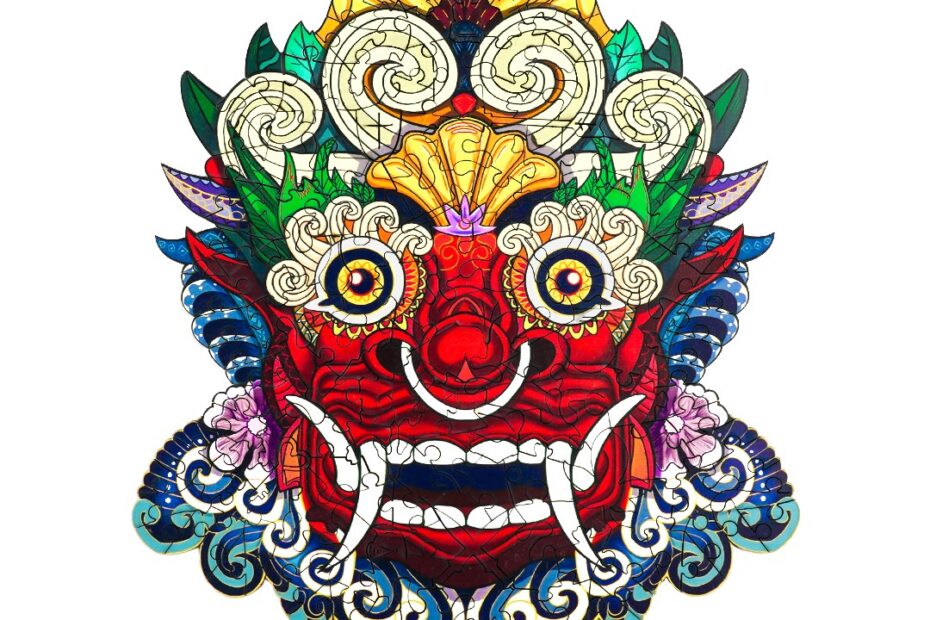 Drevené puzzle-ANCIENT MASK 66e7cc76d8153