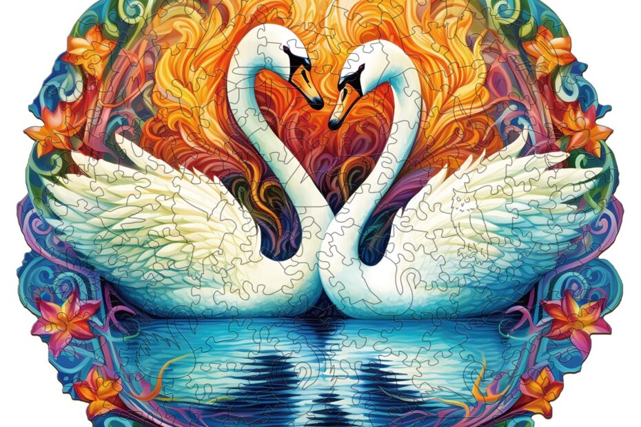 Drevené puzzle – Krásna labuť2 66e561c0c234d