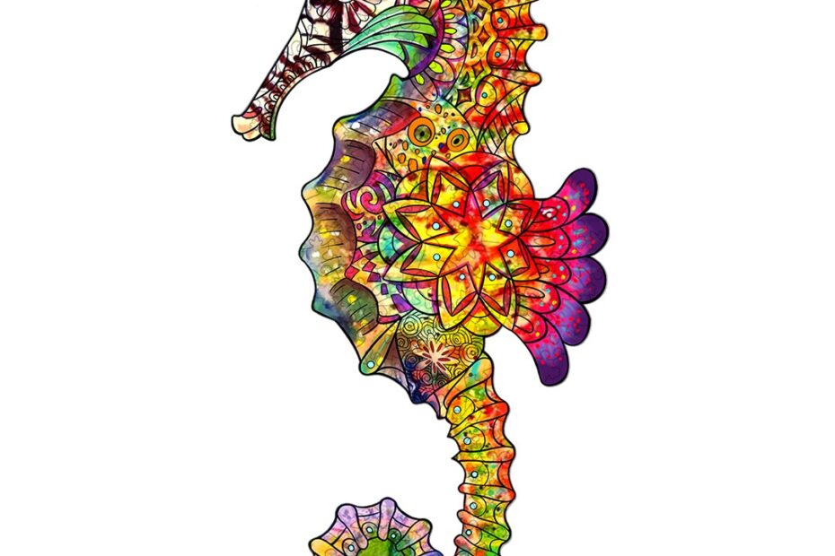 Drevené puzzle – BRILLIANT SEA HORSE 66e6e9a6dea99