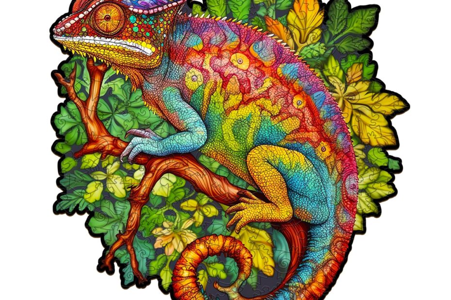 Drevené puzzle-chameleón 66e3e449af8cb