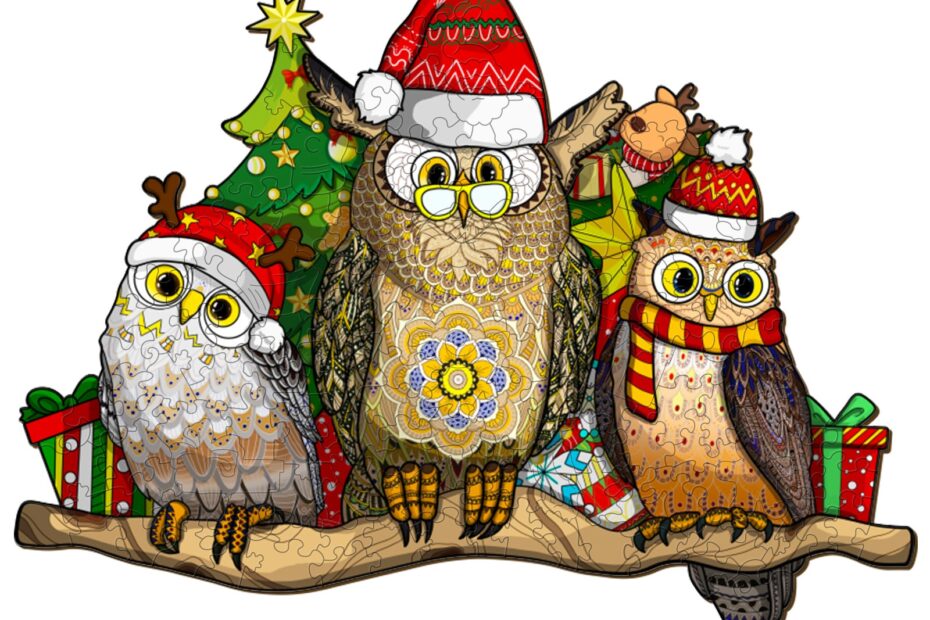 Drevené puzzle-CHRISTMAS PARTY 66d68a0c4a875