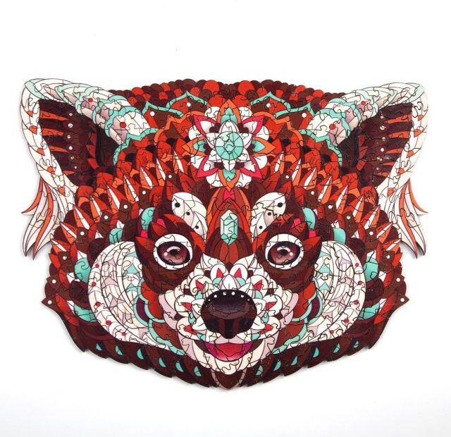 Drevená skladačka-CLEVER RACCOON 66d47c7f2918a