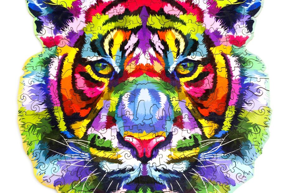 Drevené puzzle-DAZZLE COLOUR THE TIGER 66e5389a47139