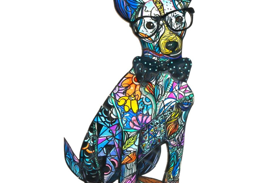 Drevené puzzle-GENTLEMEN DOG 66eec47ca054e
