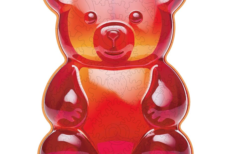 Drevená skladačka – medvedík Gummy 66e0f357852c9