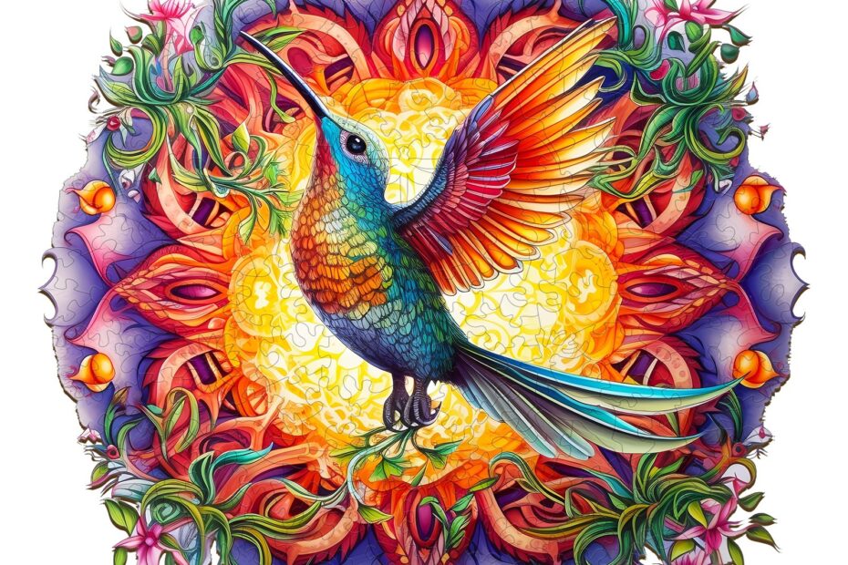 Drevené puzzle – kolibrík 66ee3e7eeae31