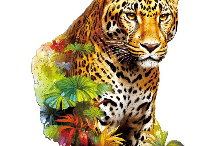 Drevená skladačka – Gepard džungle 66ddcf12d54c9