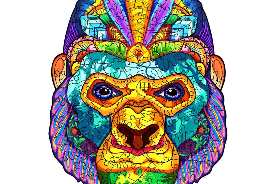 Drevené puzzle-JUNGLE KING KONG 66e35e14a4a04