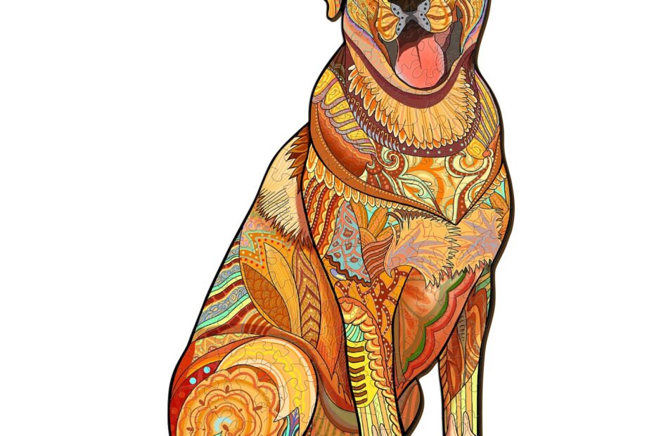 Drevené puzzle-LABRADOR 66da6cb89b12e