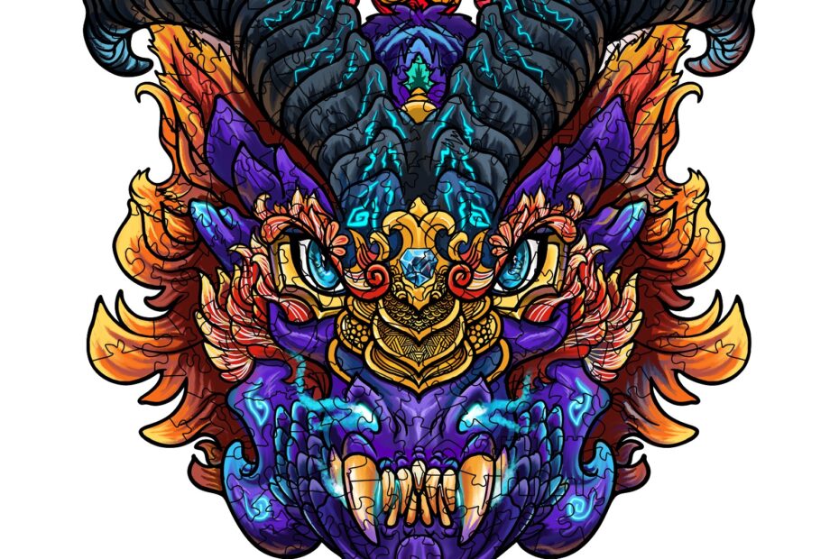 Drevené puzzle-MAGIC DRAGON 66df2d9a07d52