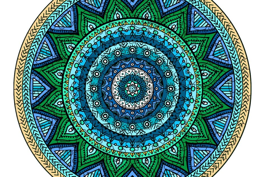 Drevené puzzle – MANDALA-1 66ded0ebf0633