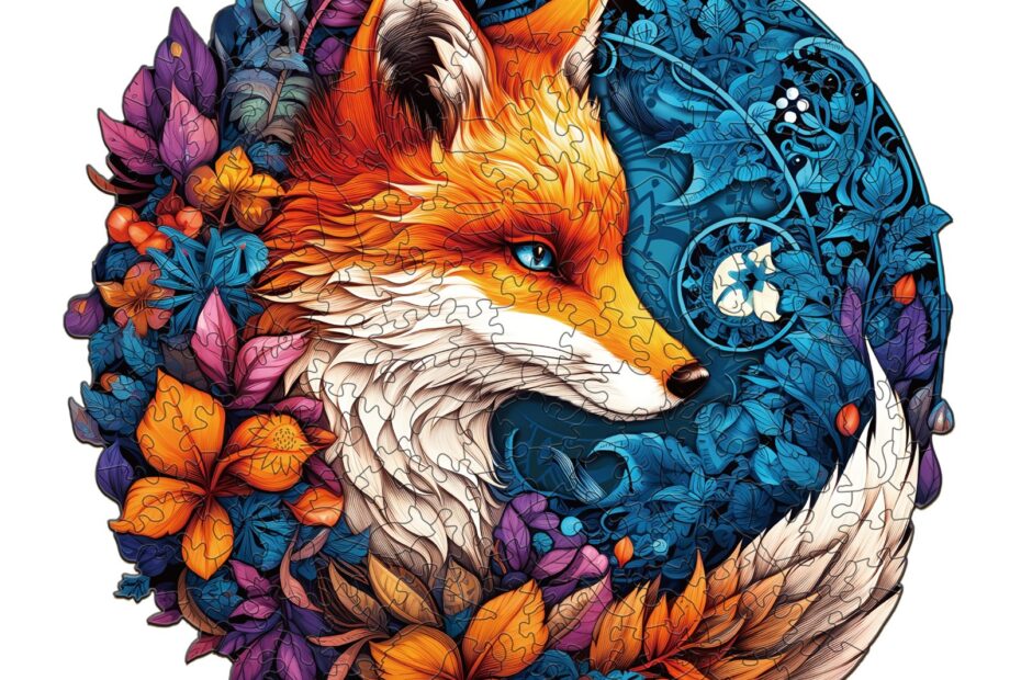 Drevené puzzle – Záhadná líška 66e814b5e2416