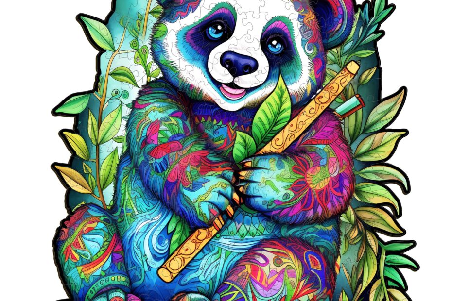 Drevené puzzle-Panda 2 66e52e850f584