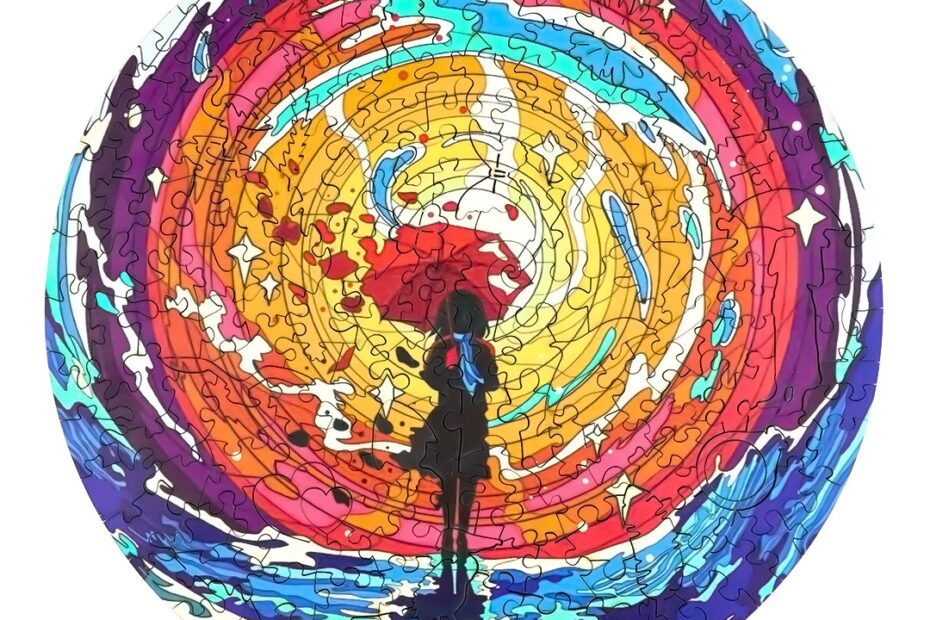 Drevené puzzle-PSYCHEDELIC GIRL 66d42a21ed12e