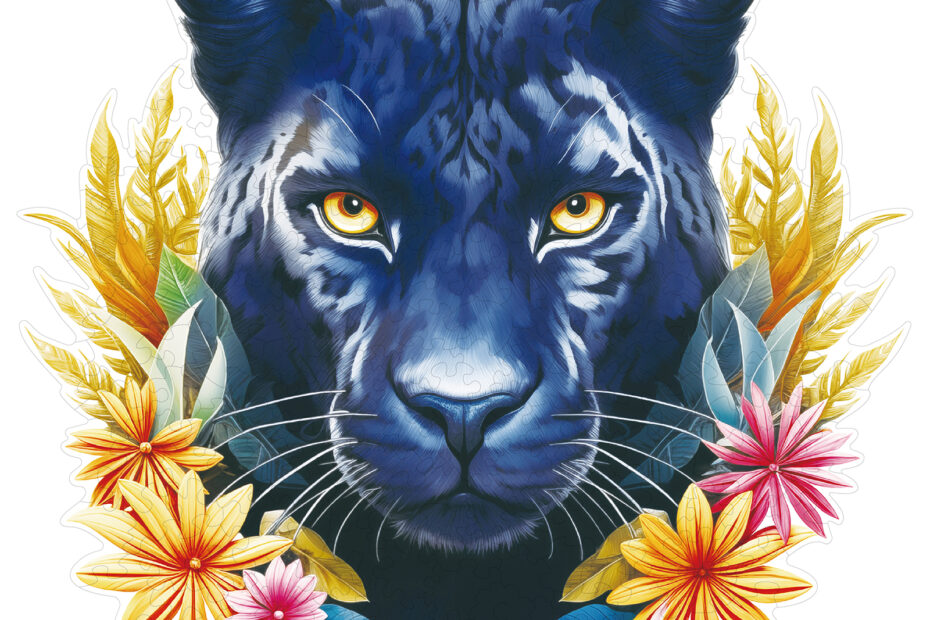 Drevená skladačka – Resolute Black Panther 66d52135ead84