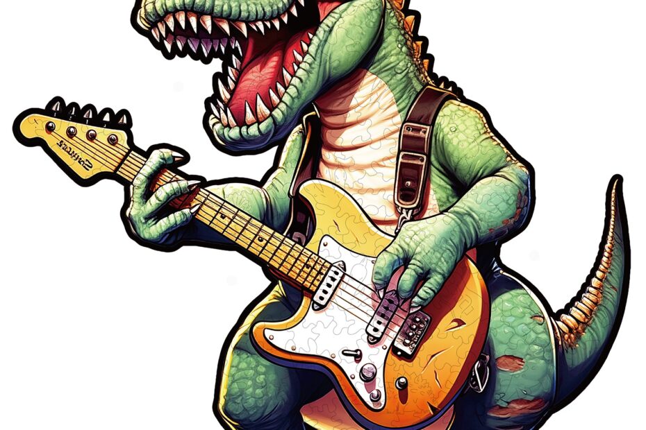 Drevené puzzle – Skalný T-Rex 66e9da67b454a