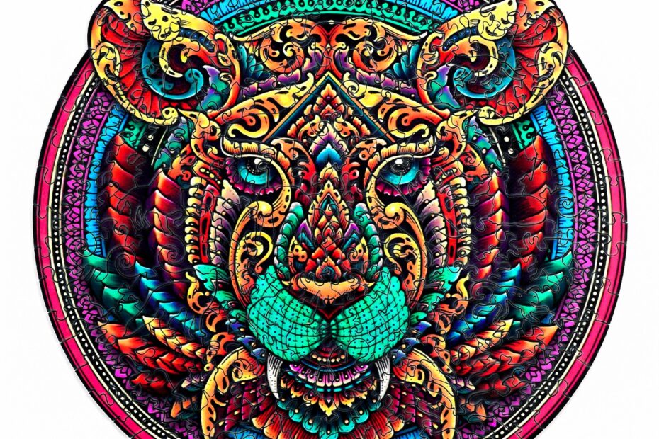 Drevená skladačka-SACRED TIGER 66df56f859e71