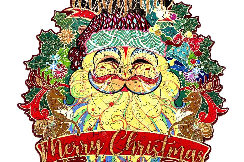 Drevené puzzle-SANTA CLAUS 66d40b31107e5
