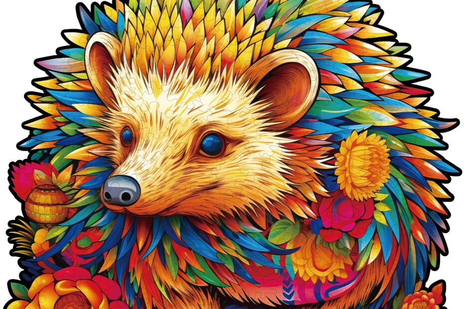 Drevené puzzle – inteligentný ježko 66ef4045e38b9