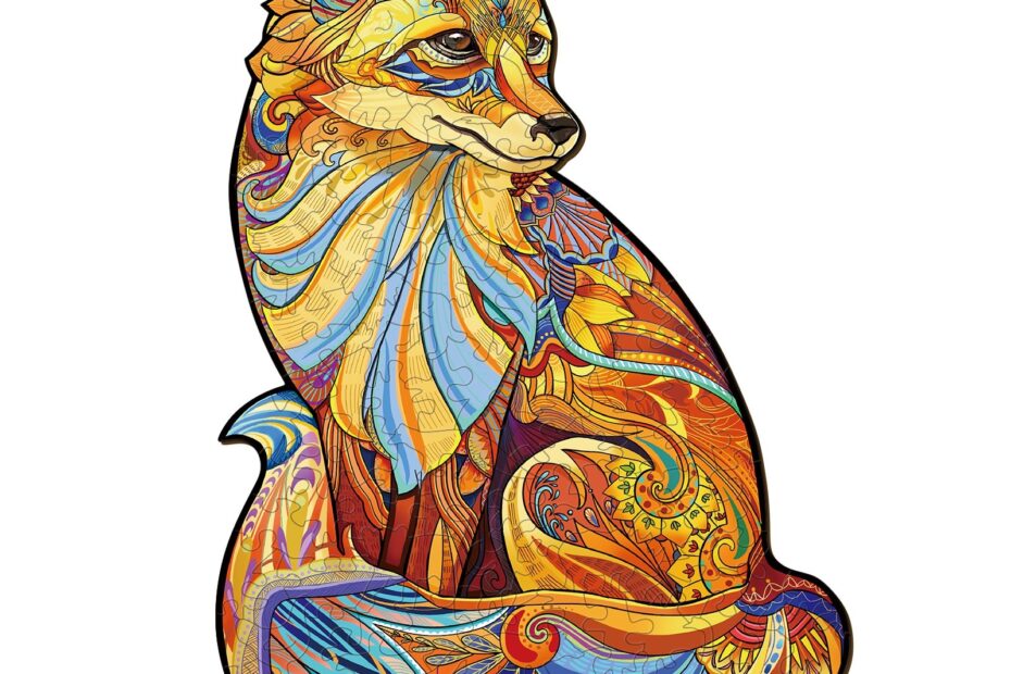 Drevené puzzle – OULFUL FOX 66e5f21707d63