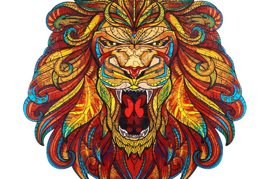 Drevené puzzle-STATELY LION 66e708ac5a1d5