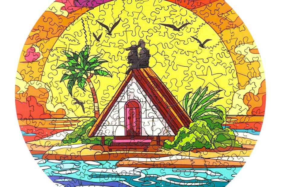 Drevené puzzle-SUNRISE 66df0ea2cfd04