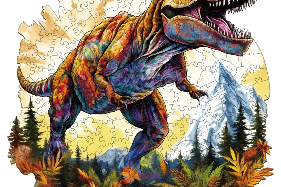Drevené puzzle-T-rex 66d8359d3cffb