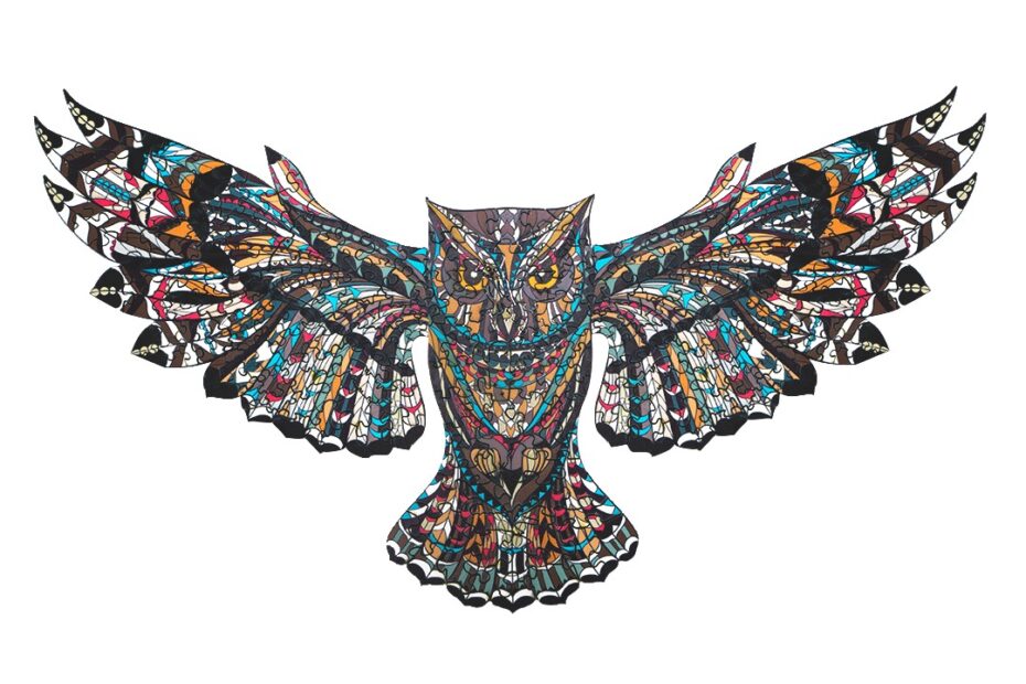 Drevené puzzle-WISE OWL 66e4c727bc5bc