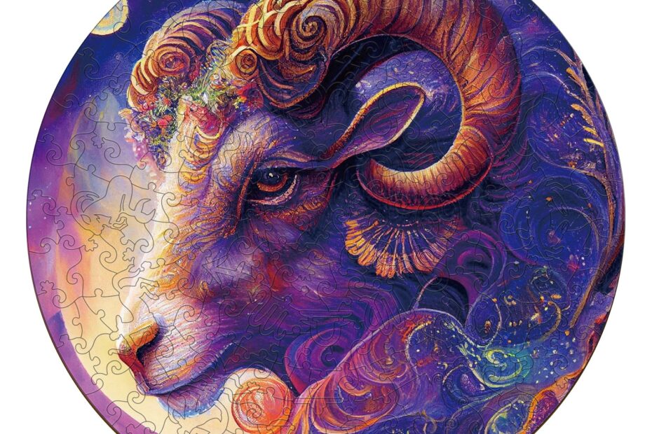 Zodiak Drevené puzzle – Baran 66da581dd152e