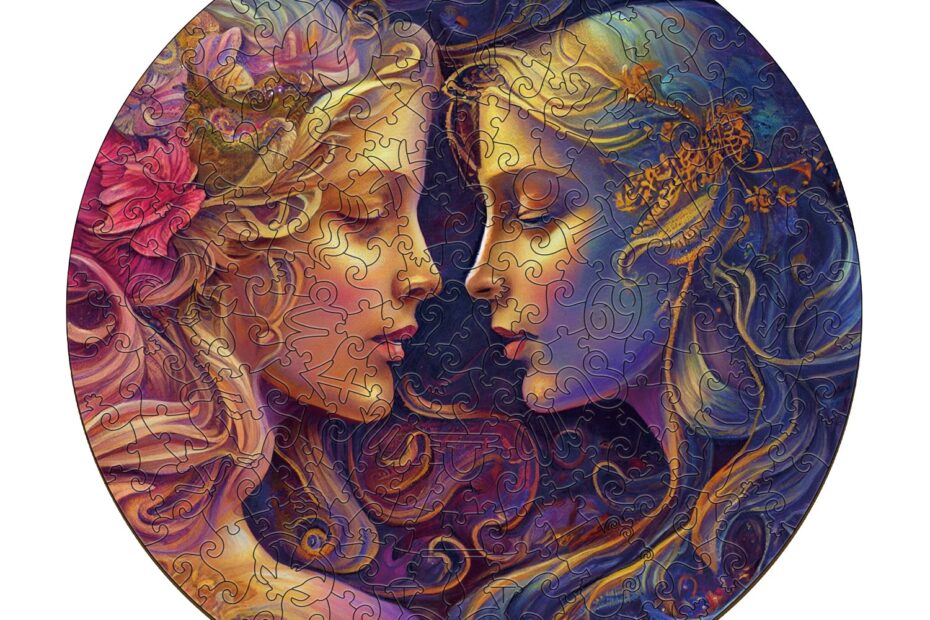 Zodiak Drevené puzzle-Gemini 66e4222fe2928