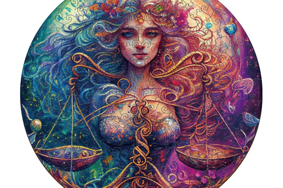Zodiak Drevené puzzle-Libra 66e145dc6623c