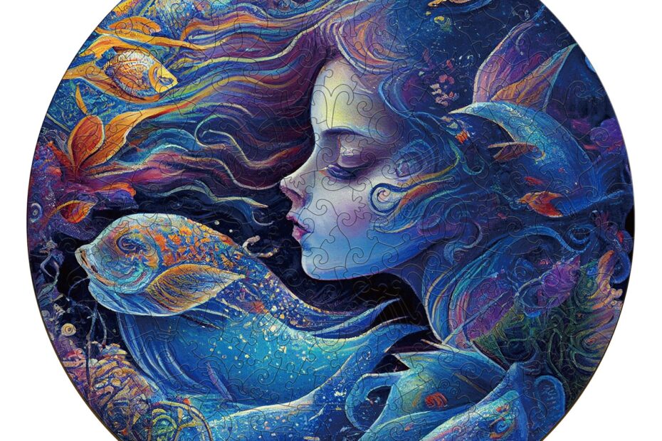 Zodiak Drevené puzzle – znamenie Rýb 66eb0fd255b8e